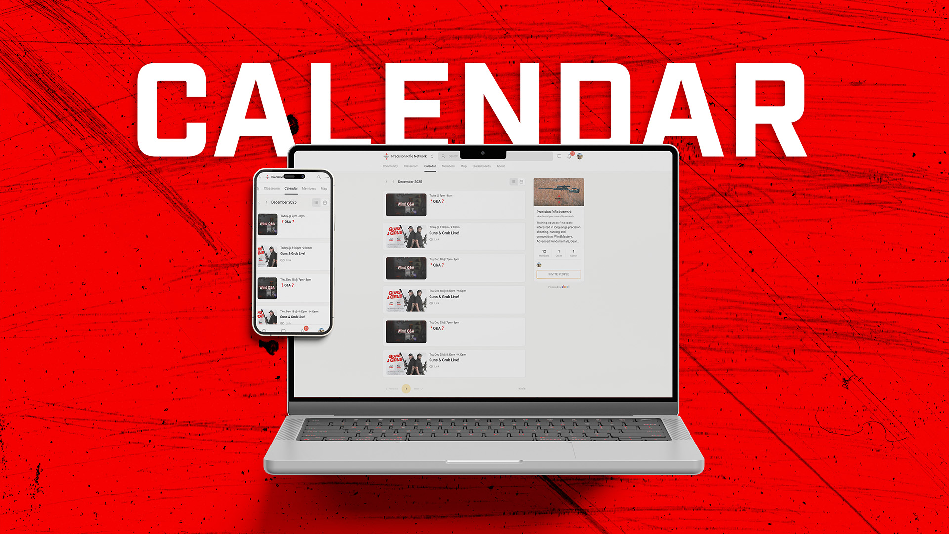 Macbook & iPhone Mockup - Calendar 2